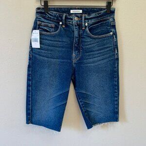 GOOD AMERICAN The Bermuda Women’s Denim Shorts